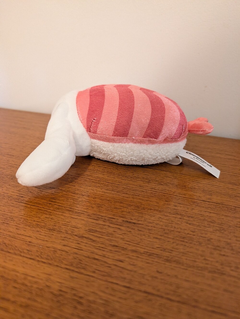 Cinnamoroll Plush Sushi Sashimi Kawaii Puppy Stuffed Animal Pink White Sanrio - Picture 2 of 5